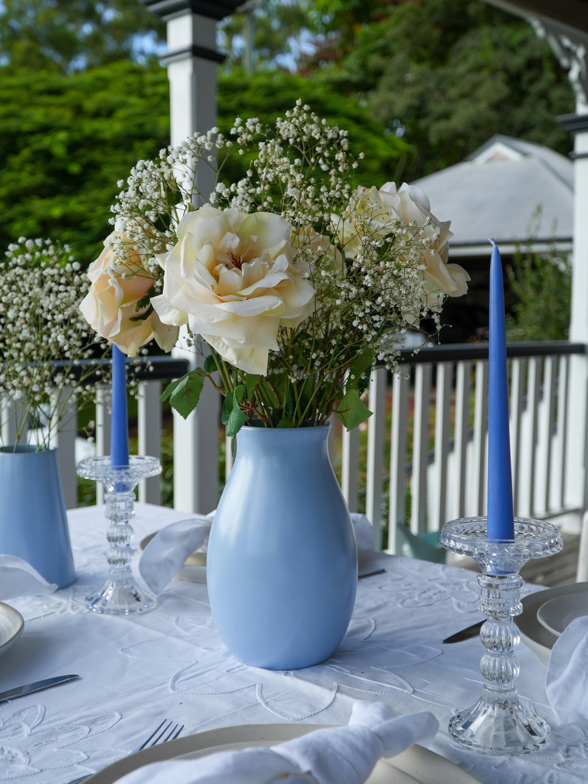 Bermuda Daphne Ceramic Teardrop Vase