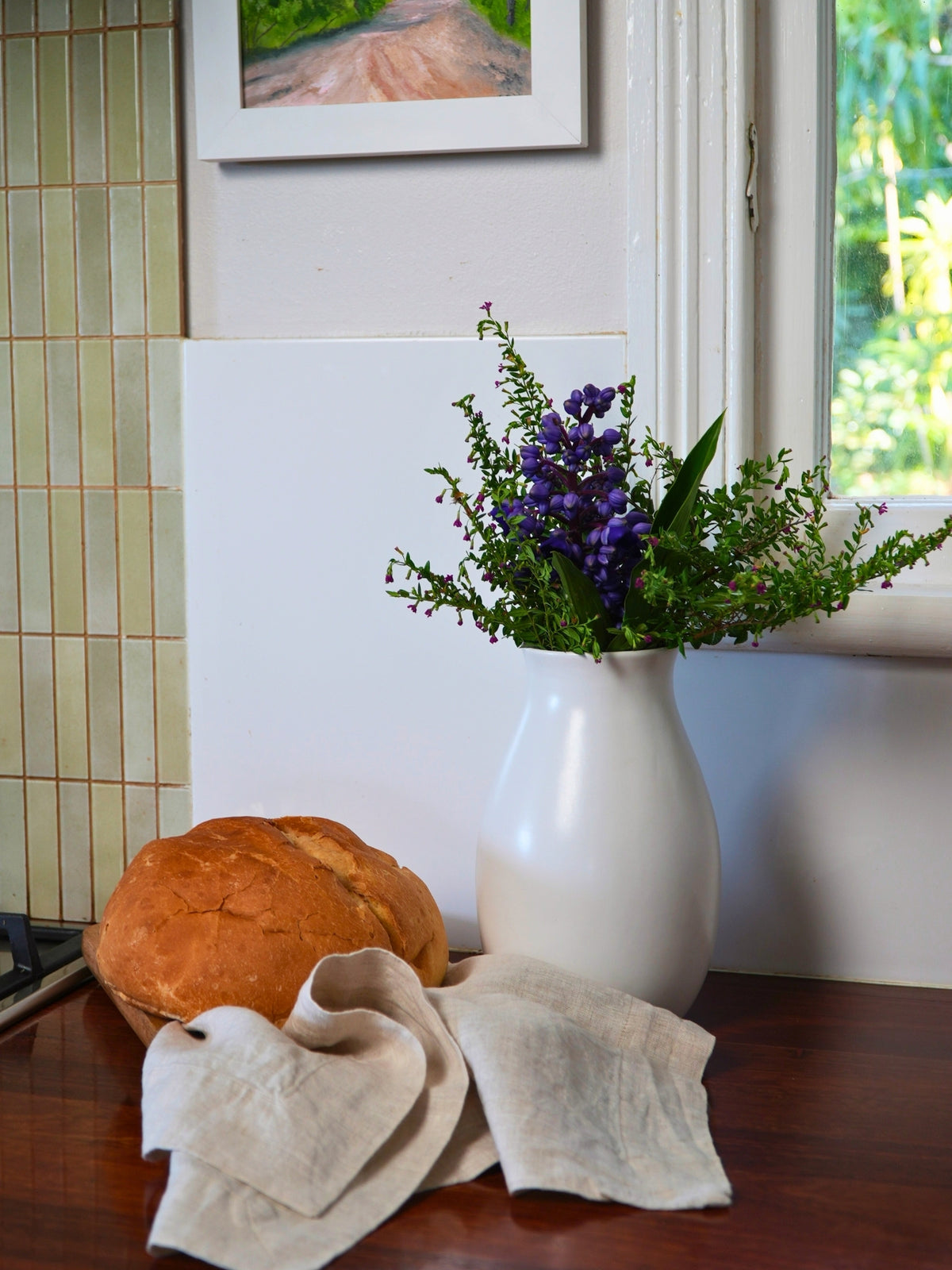 Lace Daphne Ceramic Teardrop Vase