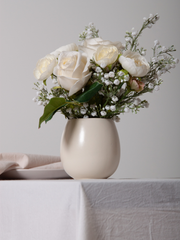 Alabaster Poppy Bud Vase Pack of 1