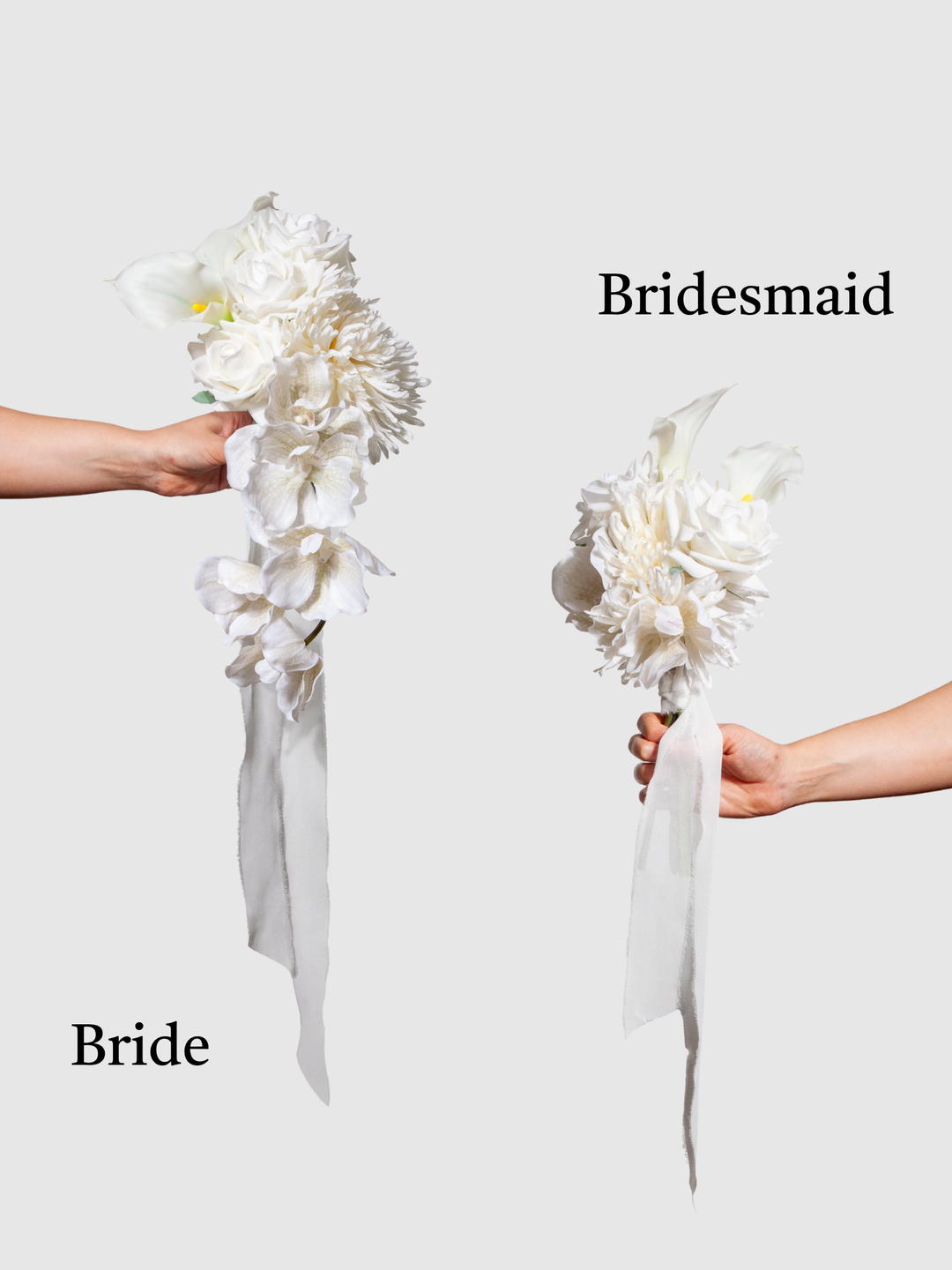 Whimsical White Wedding Bouquet