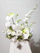 Whimsical White Wedding Flower Cloud - Extra Large