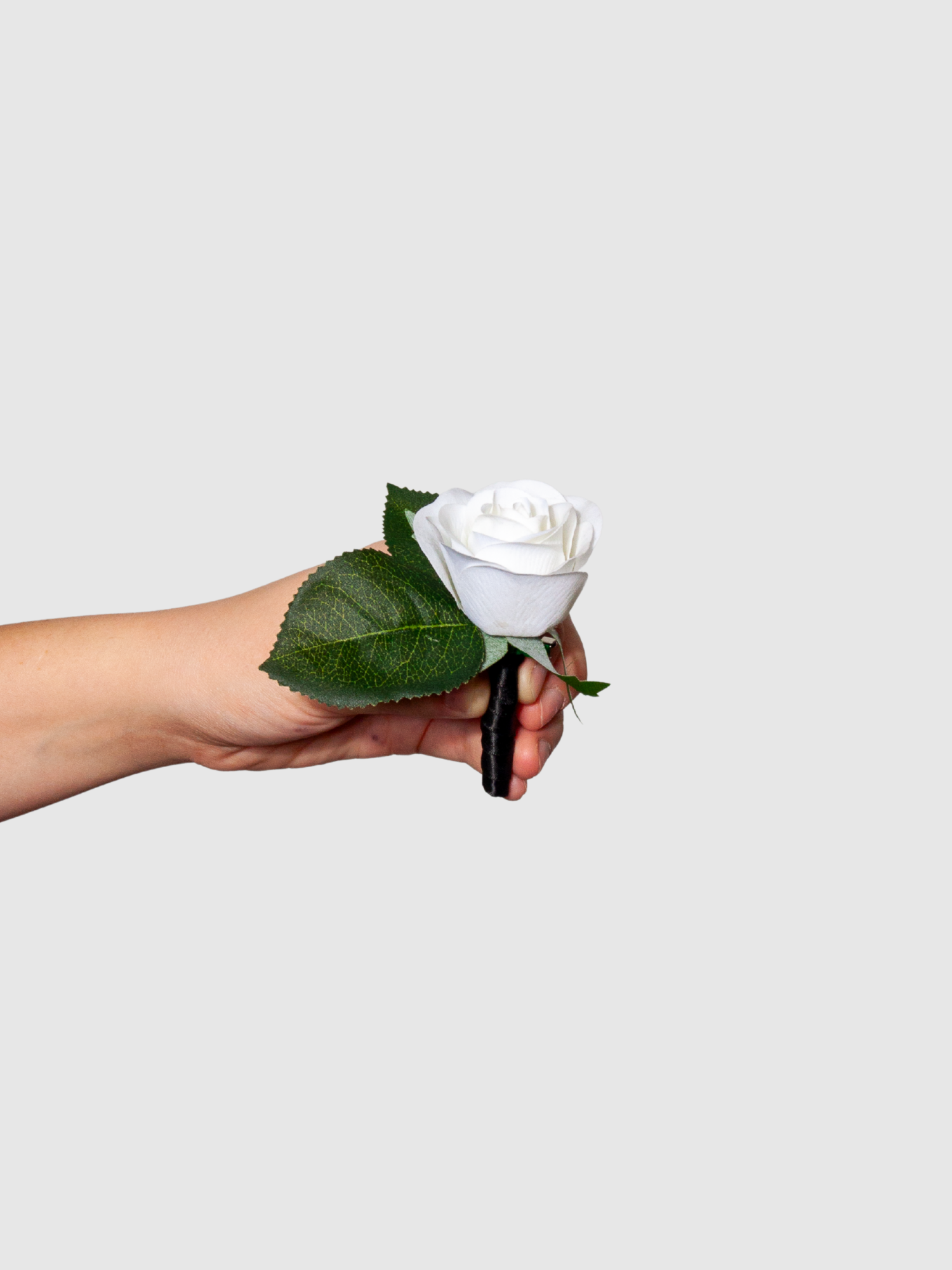 White Rose Wedding Buttonhole