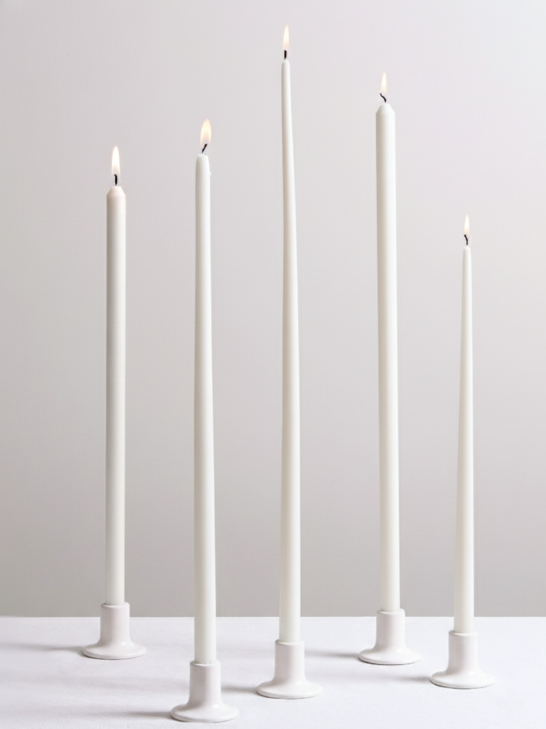 White 50cm Dinner Candles