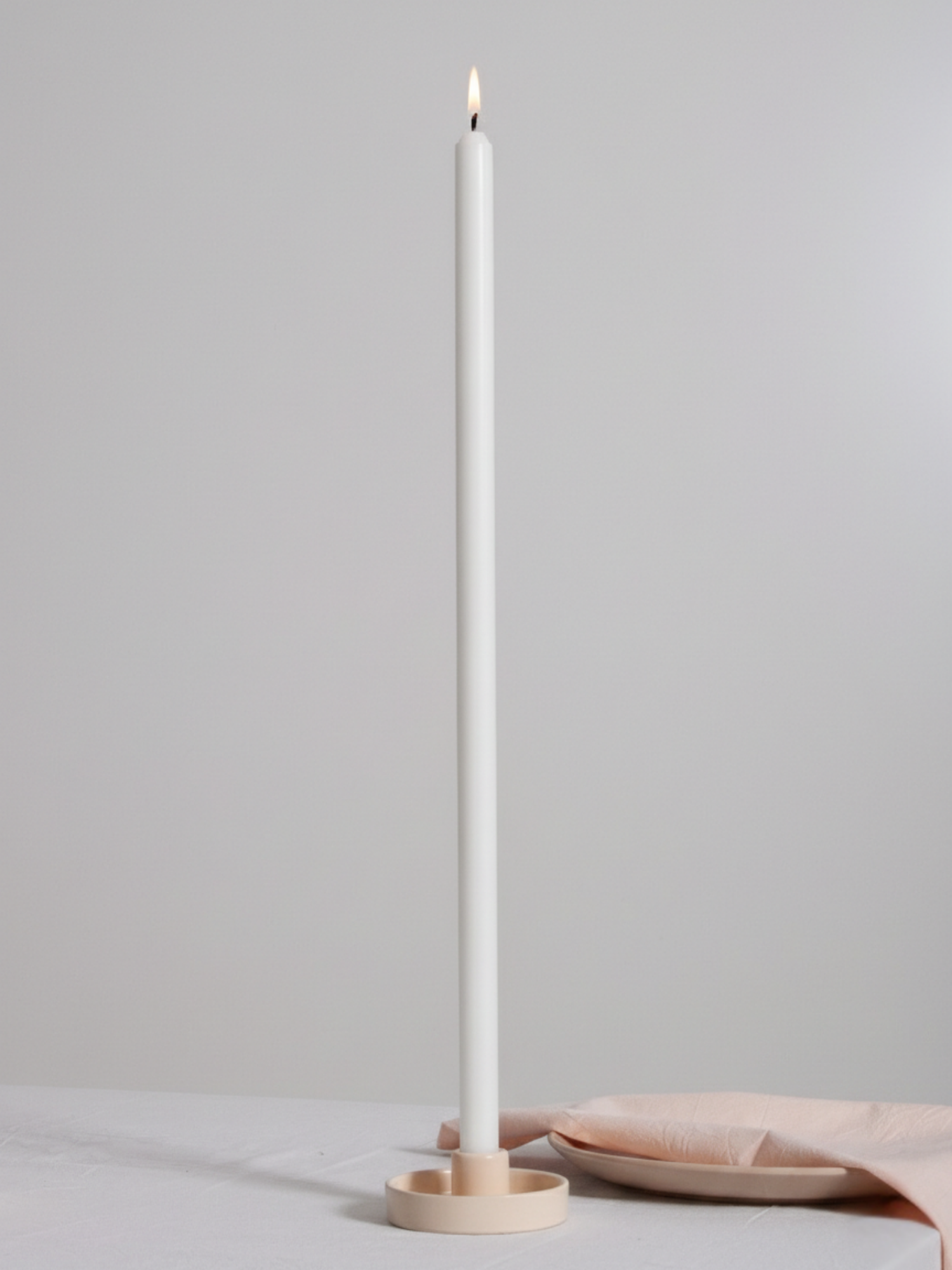 White 60cm Dinner Candles