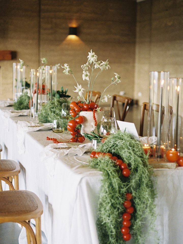 Olive 35cm Taper Candles