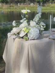 White Delphinium & Anthurium Cloud - Extra Large
