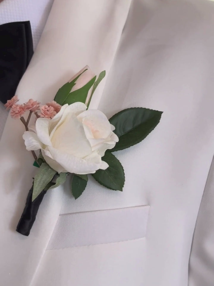 Vintage European Wedding Buttonhole