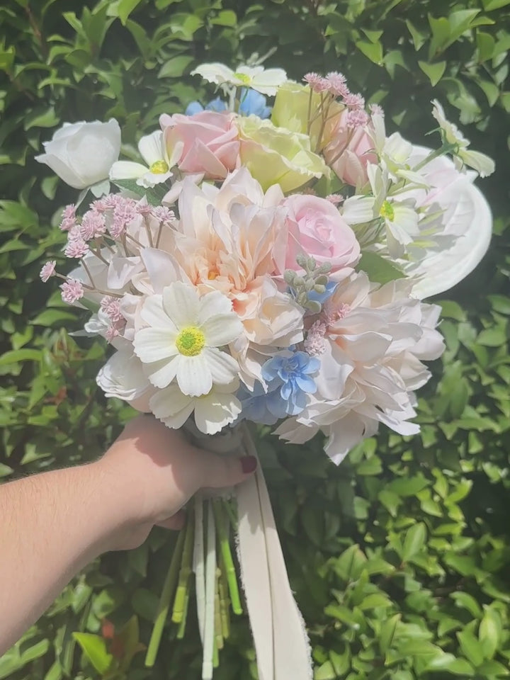 Spring Pastel Wedding Bouquet