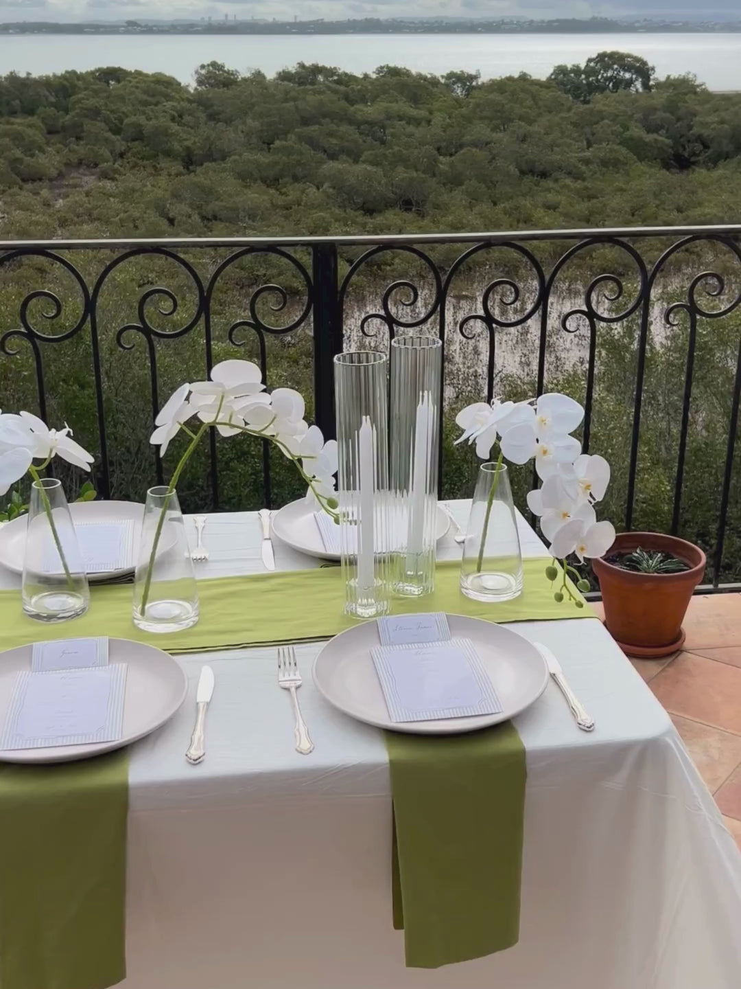 White Event Dinner Candles - Pack of 144