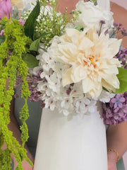 Purple Hydrangea & Amaranthus Arrangement