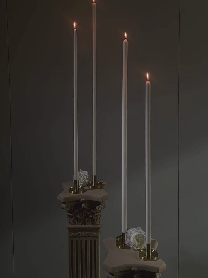 Ivory 85cm Taper Candles