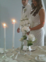 White Rose & Peony Wedding Bouquet