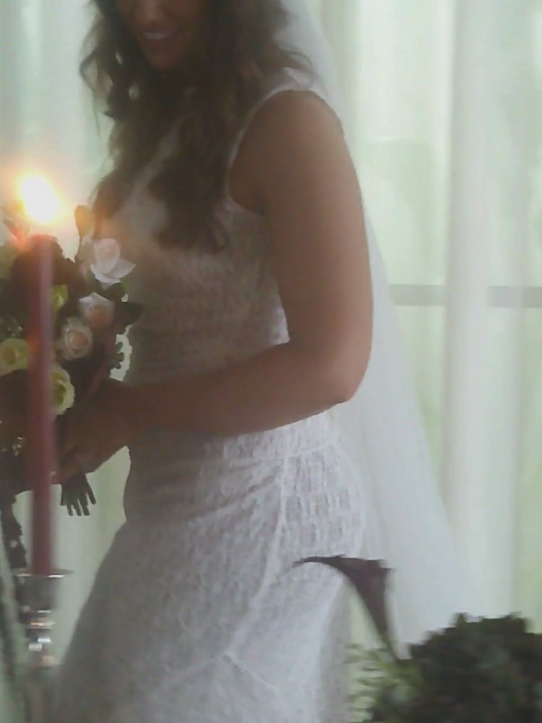 Plum Noir Wedding Bouquet