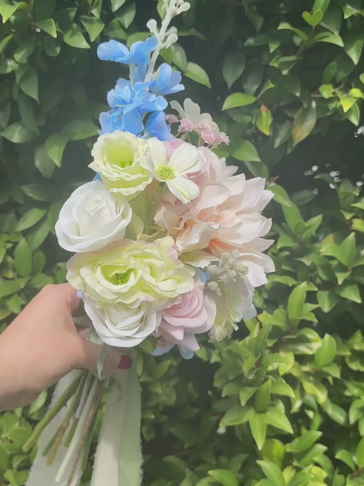 Spring Pastel Wedding Bridesmaid Bouquet