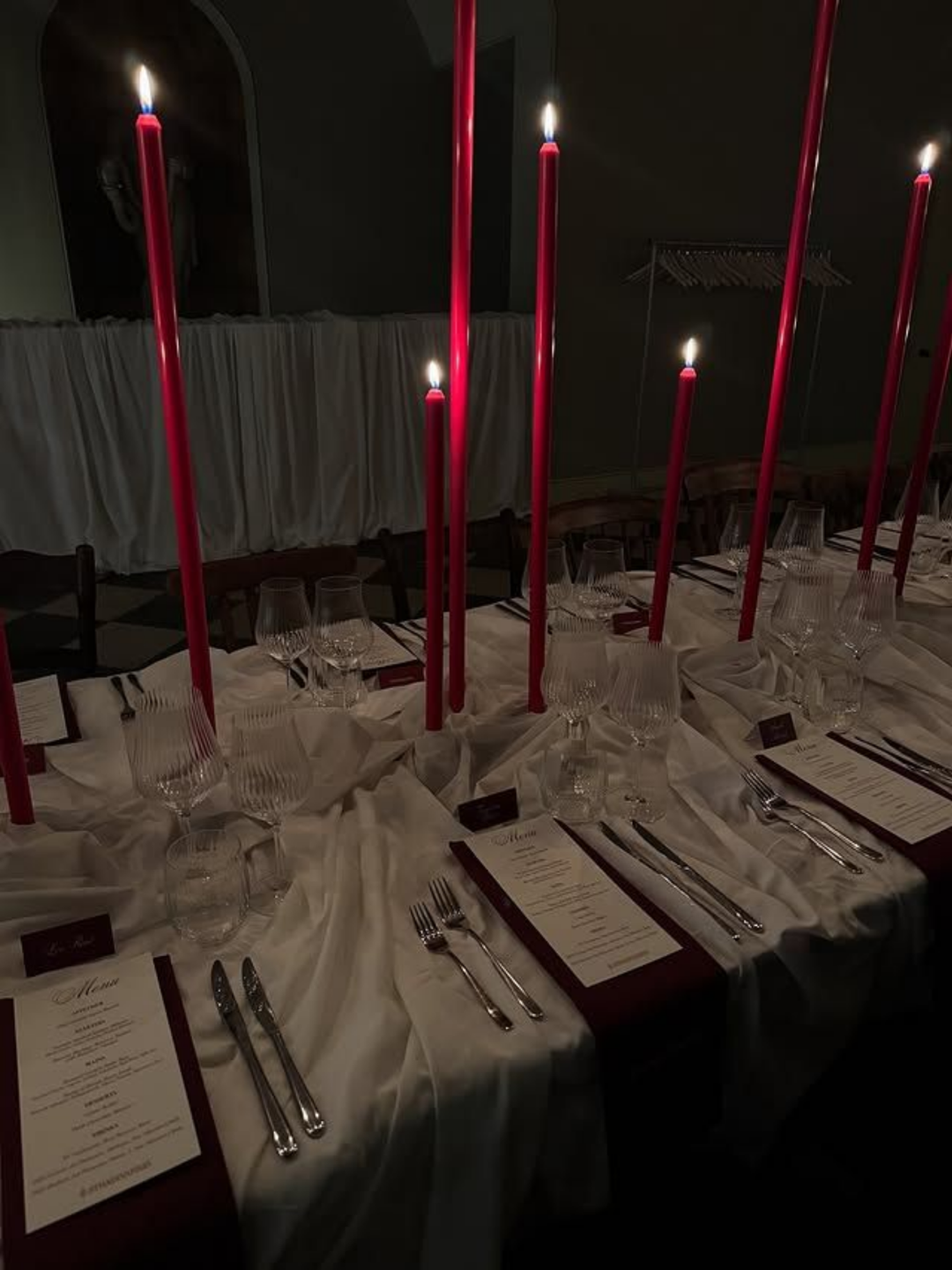 Magenta 65cm Taper Candles